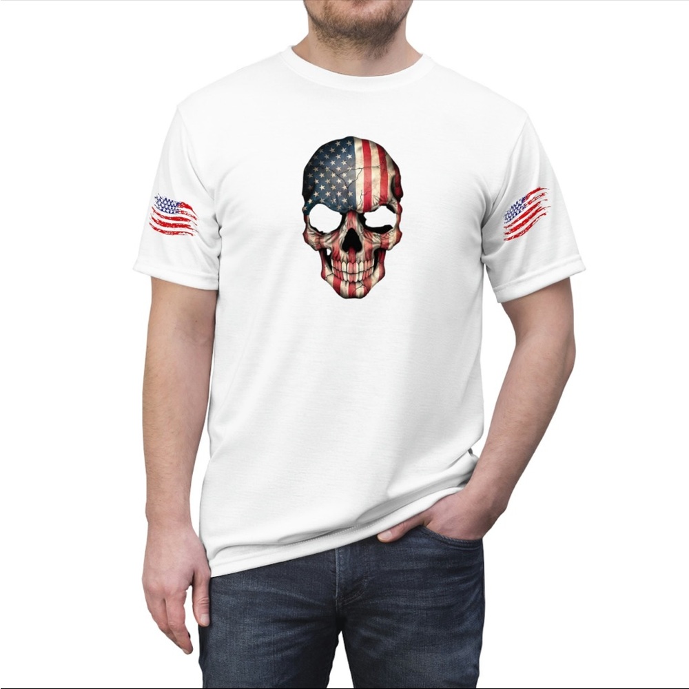 Graphic T-shirt | skull | unisex | patriot | clothing
